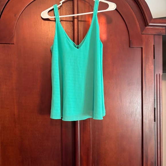 Naked Zebra Teal Sleeveless Tank Top Size Medium - Picture 2 of 8